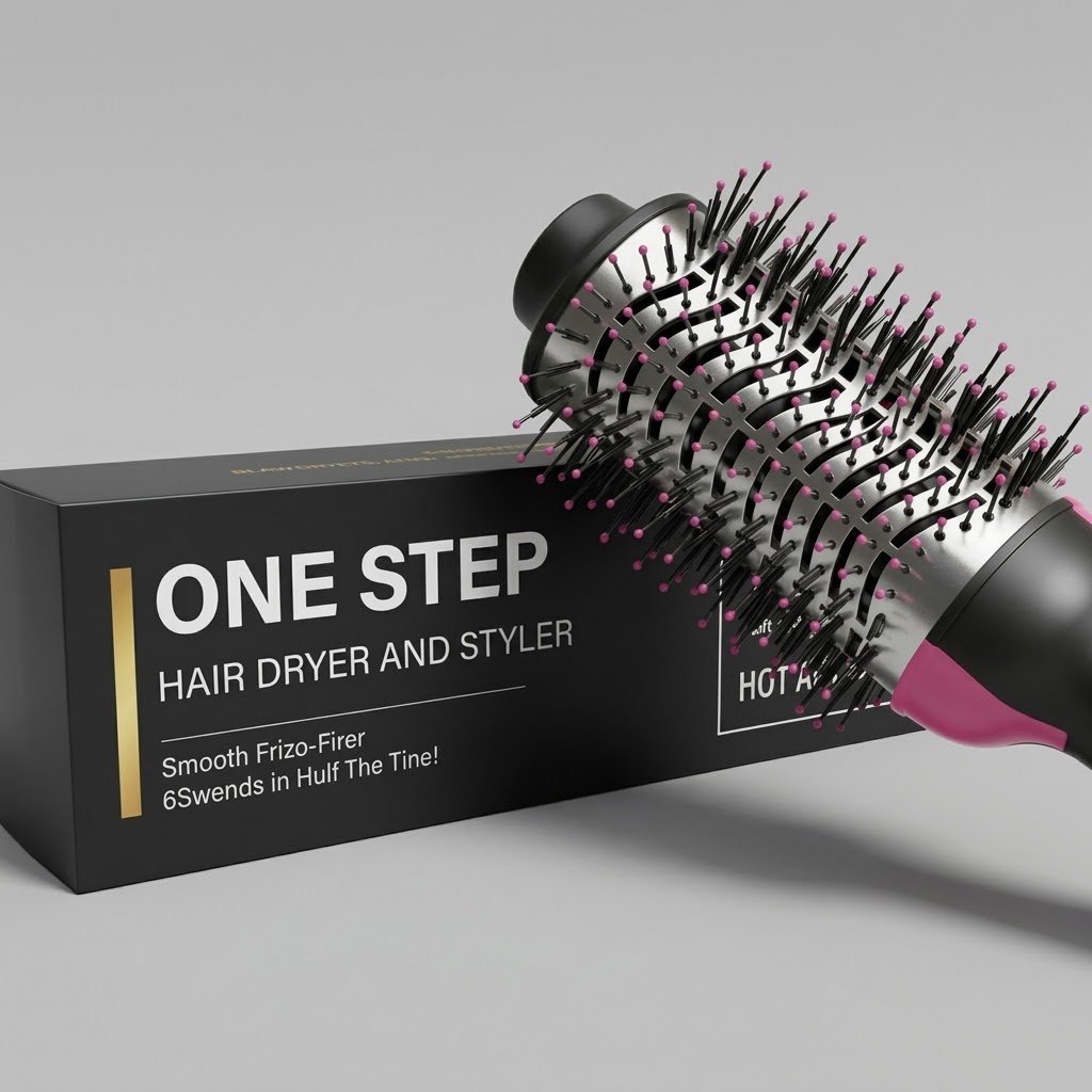 One Step Hair Dryer and Styler Hot Air Brush