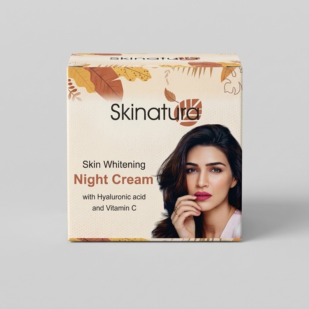 Skinatura Skin Whitening Night Cream (with Hyaluronic Acid & Vitamin C)